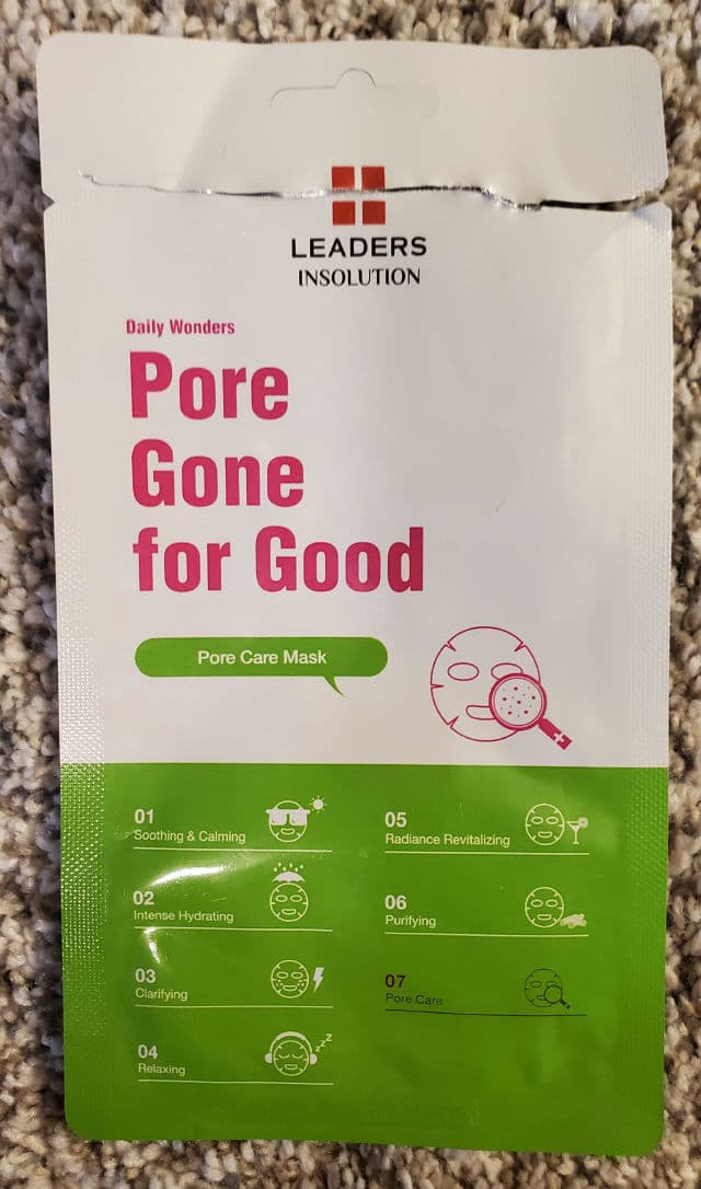 LEADERS Daily Wonders Pore Gone for Good Pore Refining Mask Sheet review photo by OreLu