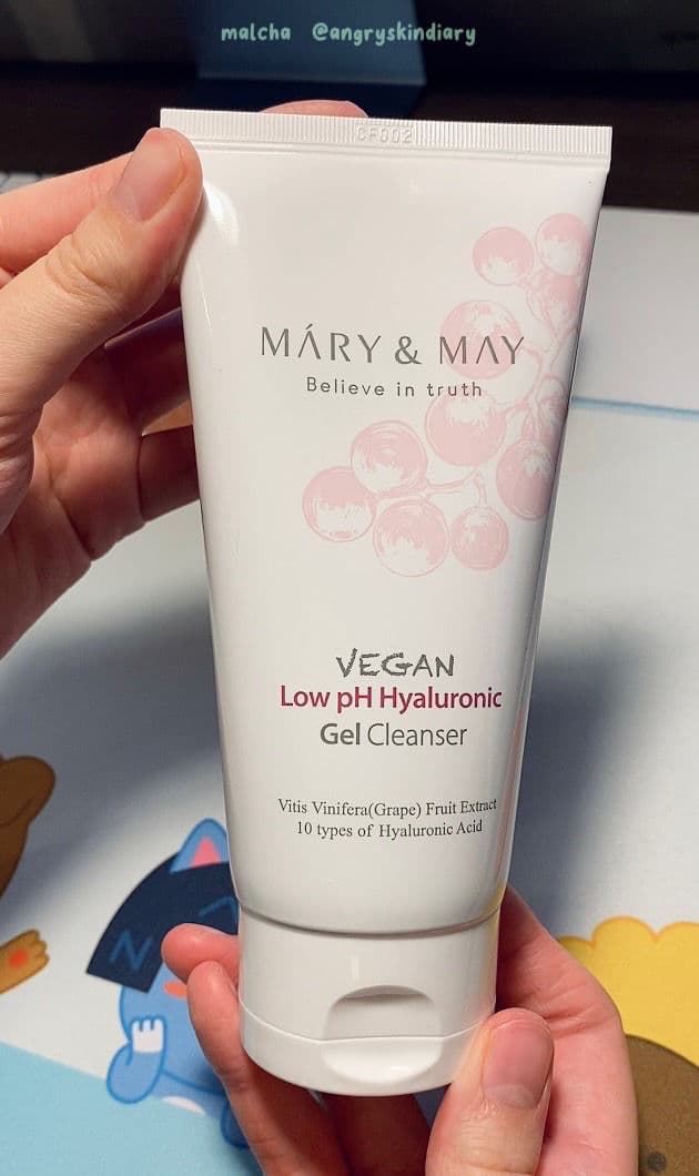 Mary&May Vegan Low pH Hyaluronic Gel Cleanser review photo by Malcha