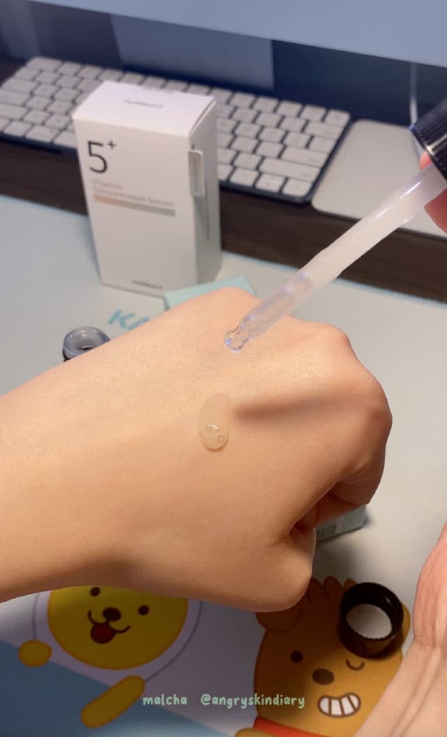 numbuzin No.5 Glutathione Vitamin C Concentrated Serum review photo by Malcha