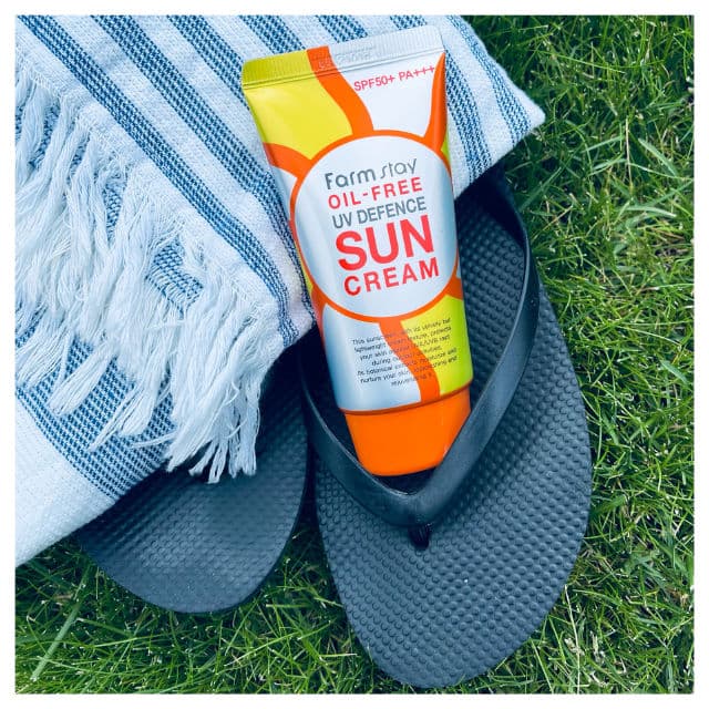 Farmstay Oil-Free UV Defence Sun Cream SPF50+ PA+++ review photo by GossipEve