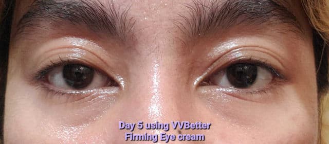 VVBETTER Firming Eye Cream review photo by Renegade
