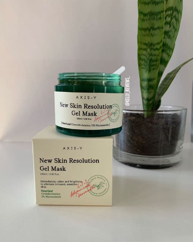 AXIS-Y New Skin Resolution Gel Mask review photo by Kelly Reviews