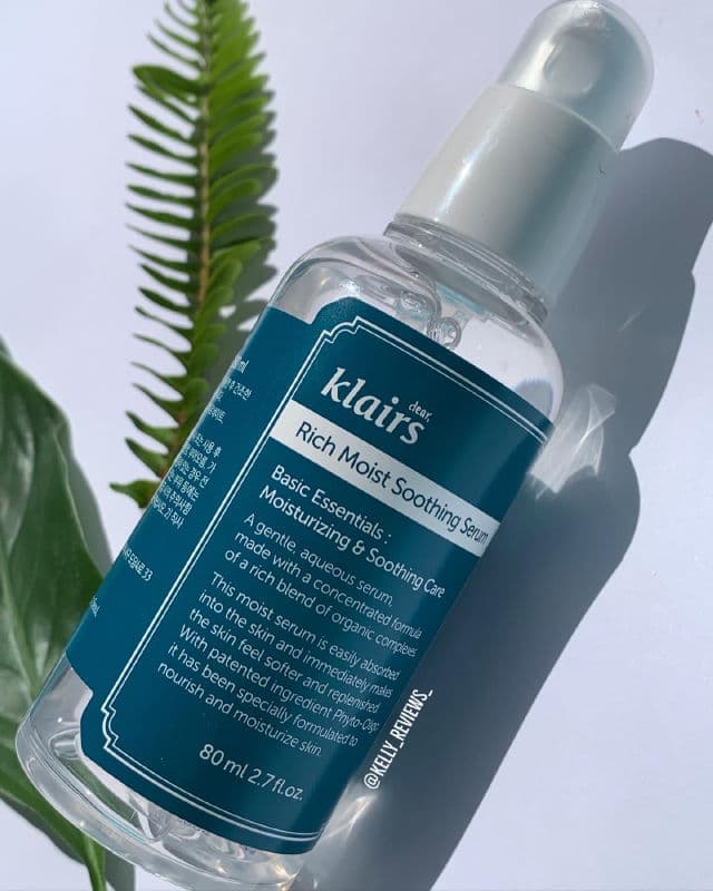 Dear, Klairs Rich Moist Soothing Serum review photo by Kelly Reviews