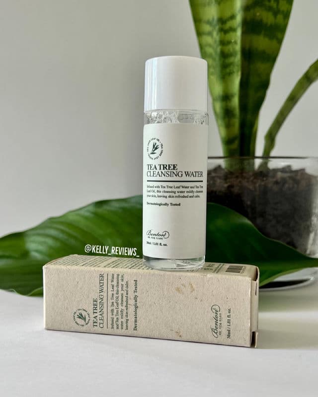 BENTON Tea Tree Cleansing Water review photo by Kelly Reviews