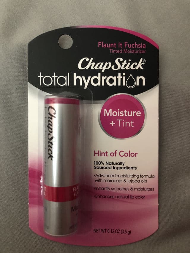 ChapStick Total Hydration Moisture + Tint Flaunt It Fuchsia review photo by kee723