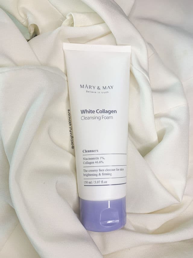 Mary&May White Collagen Cleansing Foam review photo by Delightfulskincare