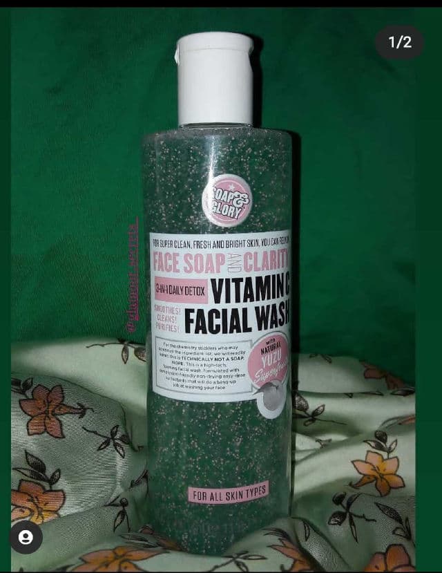 Boots Soap & Glory Face Soap and Clarity 3-in-1 Daily Detox Vitamin C Facial Wash review photo by Bismarehan