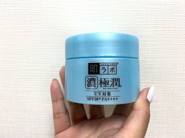 Hada Labo Koi-Gokujyun UV White Gel SPF 50+ PA++++ review photo by glenthemomma