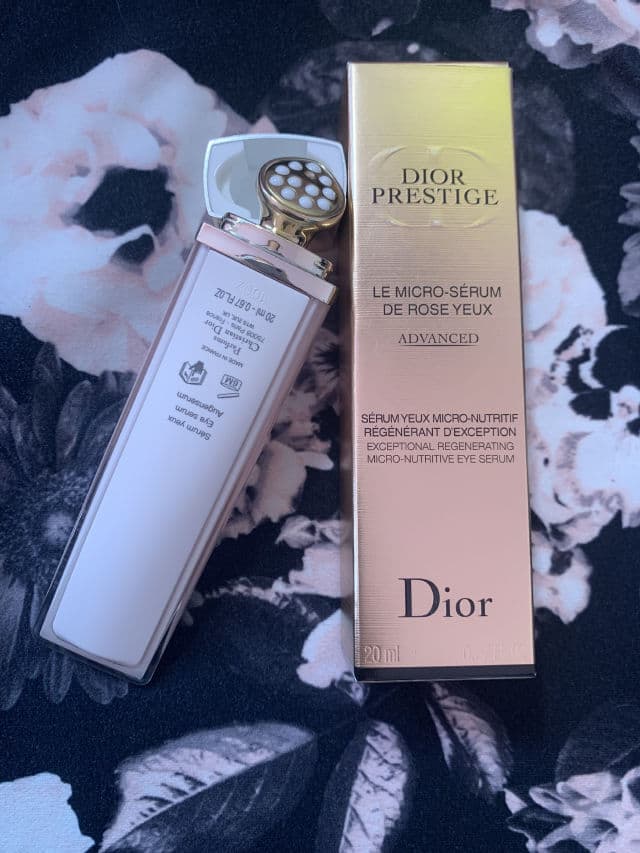 Dior Prestige Le Micro-Sérum de Rose Yeux review photo by Sarahinfluencesyou