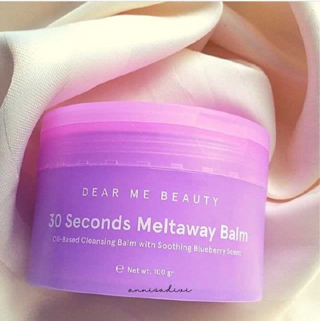 Dear Me Beauty 30 Seconds Meltaway Balm Blueberry review photo by Annisadivi