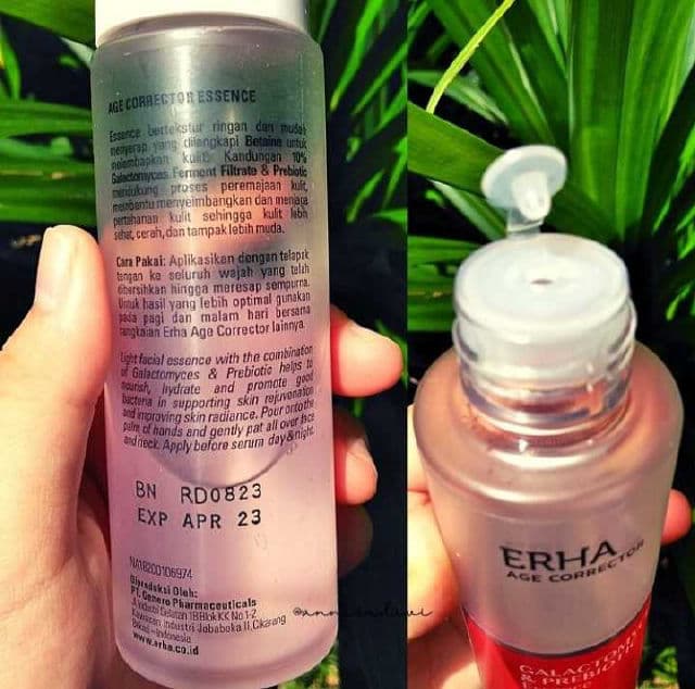 ERHA Age Corrector Galactomyces & Prebiotic Essence review photo by Annisadivi