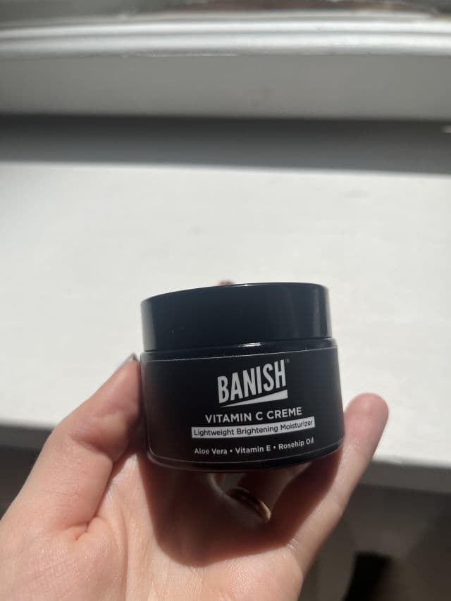 Banish Vitamin C Creme review photo by eliskincarejourney