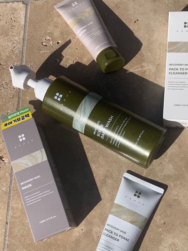 BRMUD Recovery Mud Pack to Foam Facial Cleanser review photo by PickyyPhat