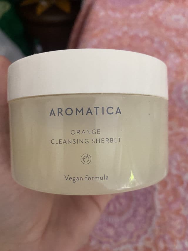 Aromatica Orange Cleansing Sherbet - Vegan Formula review photo by yulecosmetics