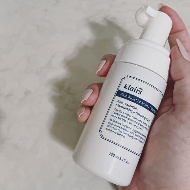 Dear, Klairs Rich Moist Foaming Cleanser review photo by LaurelMailCall