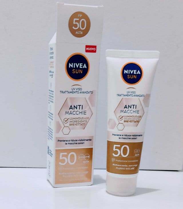 Nivea Sun Spot Control Luminous 630 Sun Fluid SPF 50+ review photo by Elyesse2
