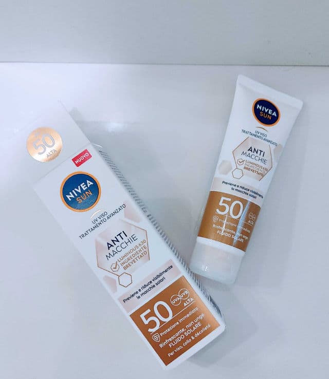 Nivea Sun Spot Control Luminous 630 Sun Fluid SPF 50+ review photo by Elyesse2