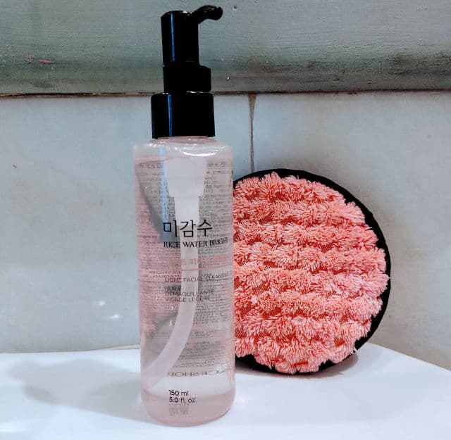 THE FACE SHOP Rice Water Bright Light Cleansing Oil review photo by Elyesse2