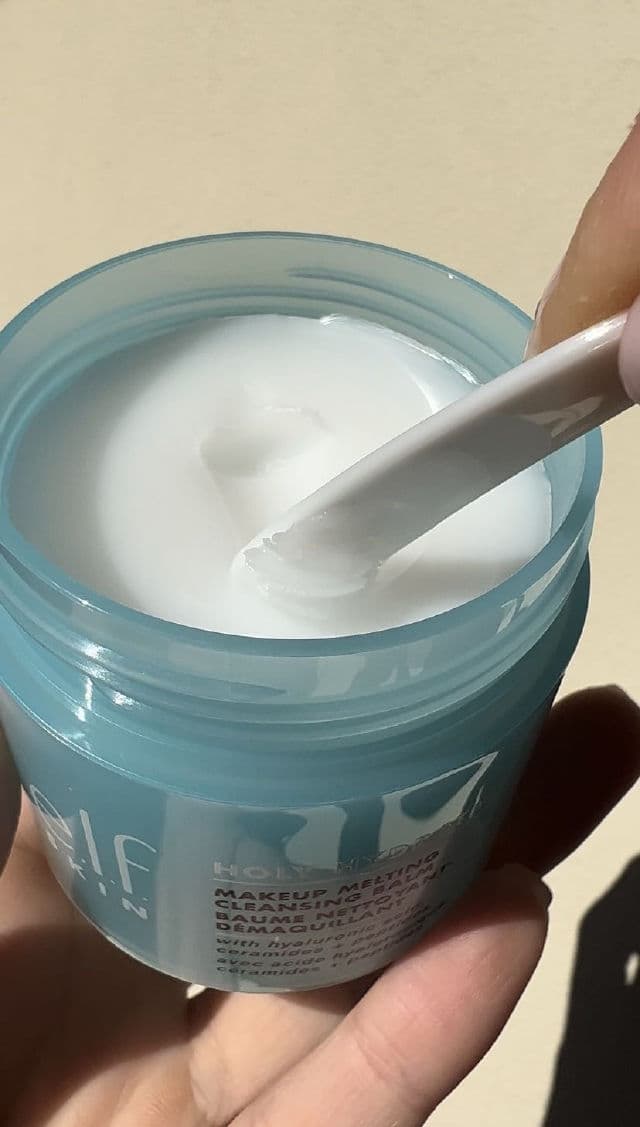 ELF Holy Hydration! Makeup Melting Cleansing Balm review photo by SkintheDay