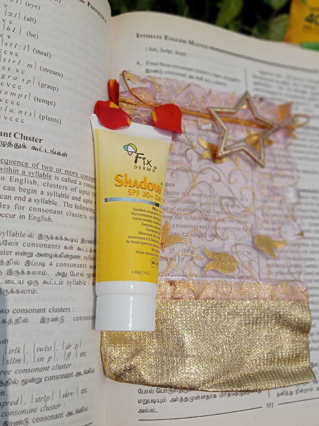 FixDerma Shadow SPF 30+ Sunscreen Gel review photo by UmaThiru