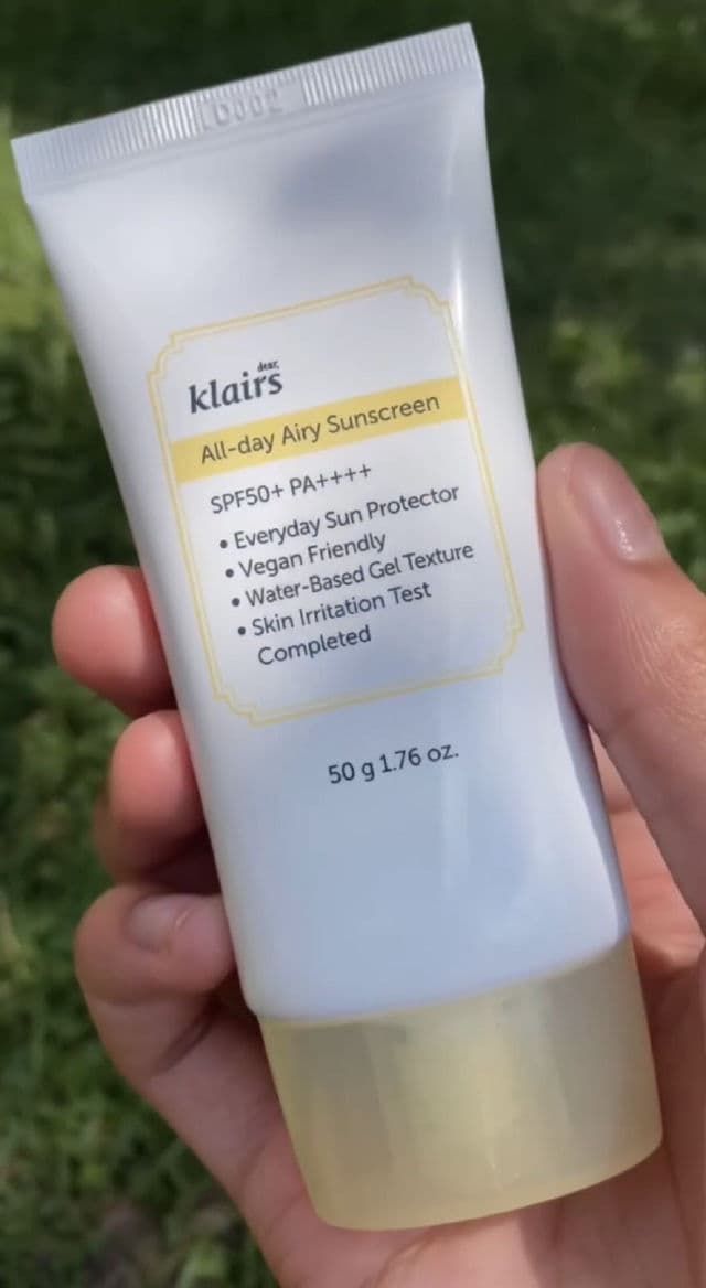 Dear, Klairs All-day Airy Sunscreen SPF50+ PA++++ review photo by thebeautyofskin101