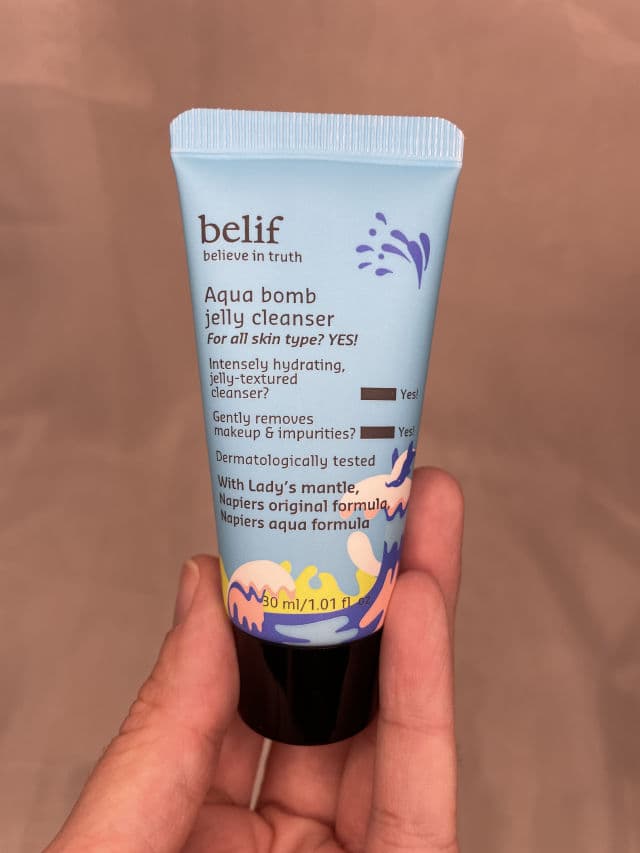 belif Aqua Bomb Jelly Cleanser review photo by vane06
