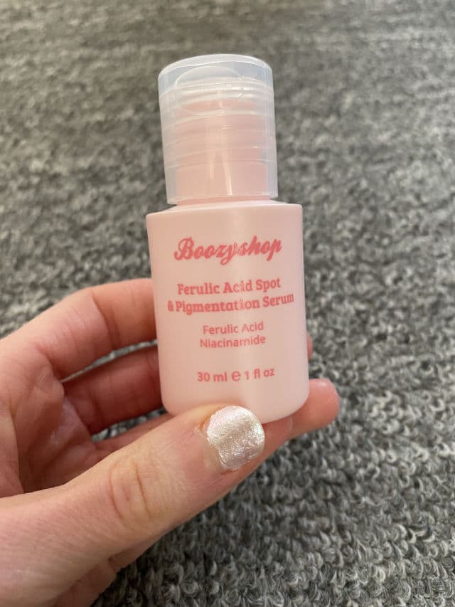 Boozyshop Ferulic Acid Spot & Pigmentation Serum review photo by peachyskincare