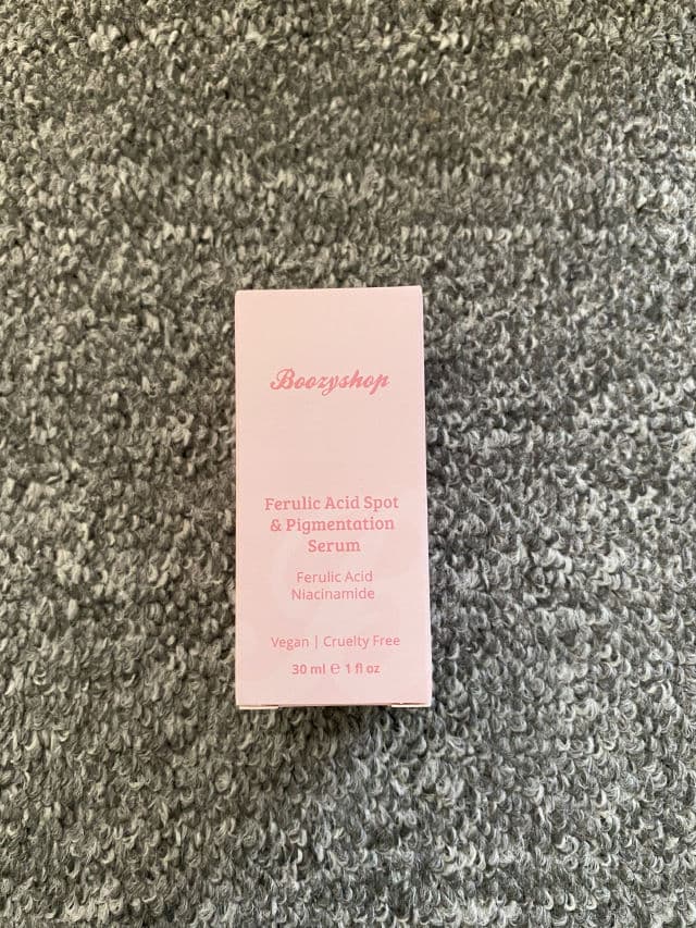 Boozyshop Ferulic Acid Spot & Pigmentation Serum review photo by peachyskincare