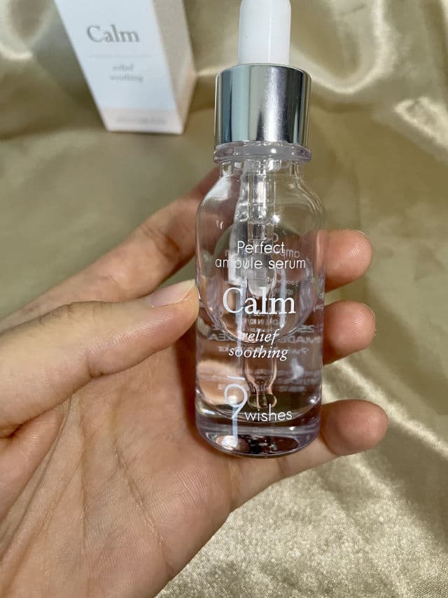 9Wishes Calm Ampoule Serum review photo by kbeautyplease