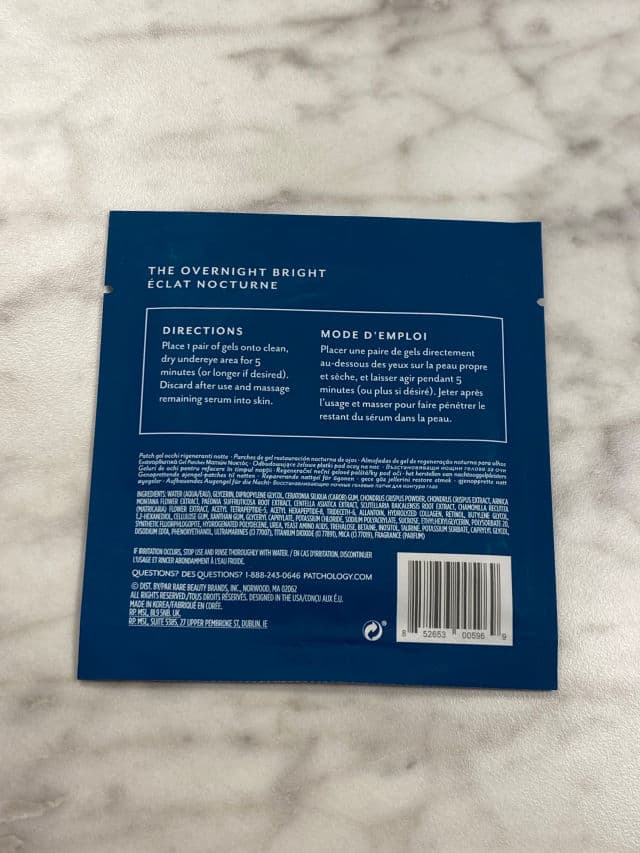 Patchology FlashPatch Restoring Night Eye Gels review photo by DanielleSkin27
