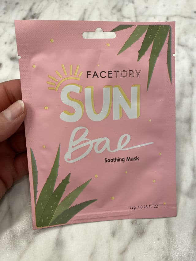 FaceTory Sun Bae Sheet Mask- Soothing review photo by DanielleSkin27