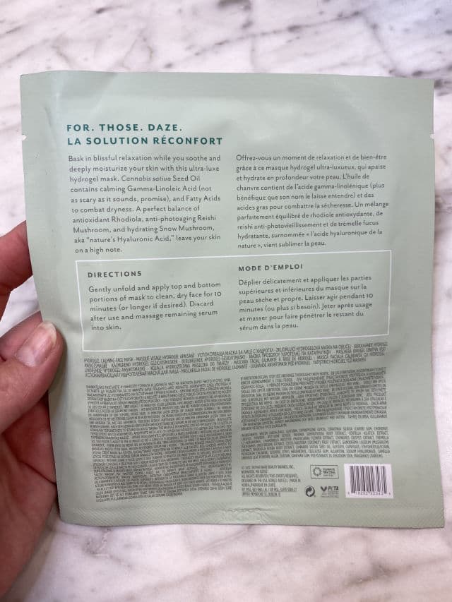 Patchology Chill Mode Hydrogel Sheet Mask review photo by DanielleSkin27