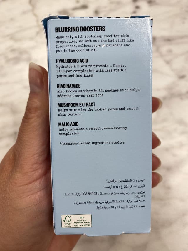 Peace Out Instant Pore Perfector review photo by DanielleSkin27