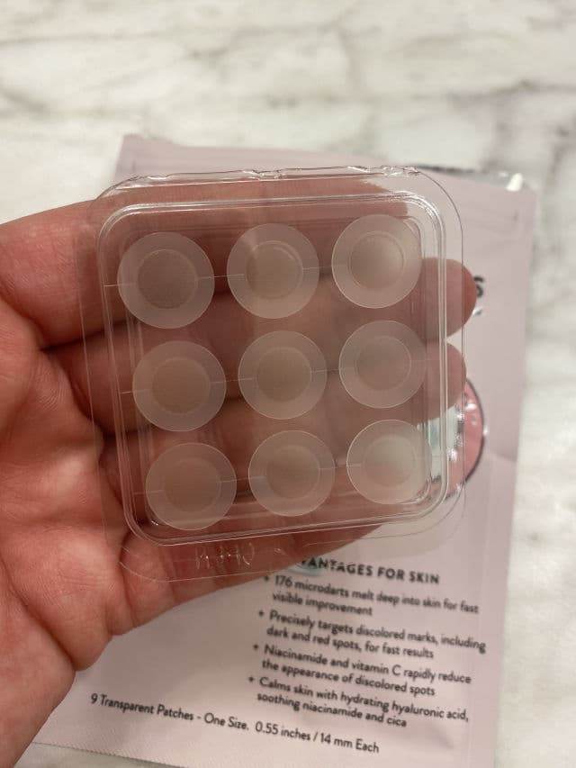 Peach Slices Dark Spot Microdarts review photo by DanielleSkin27