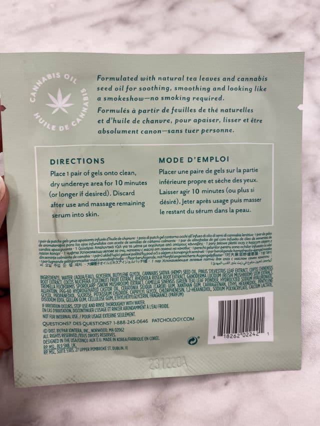 Moodpatch Chill Mode Eye Gels product review