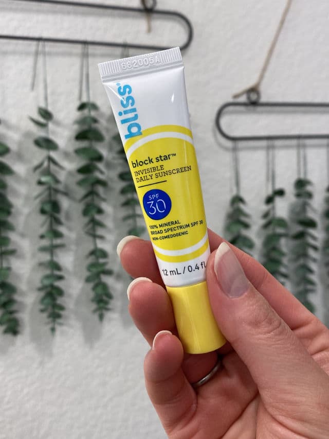 Block Star Cruelty Free Invisible Daily Sunscreen SPF 30 product review