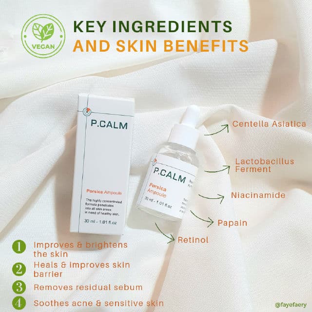 P.CALM Porsica Ampoule review photo by nicholefaye