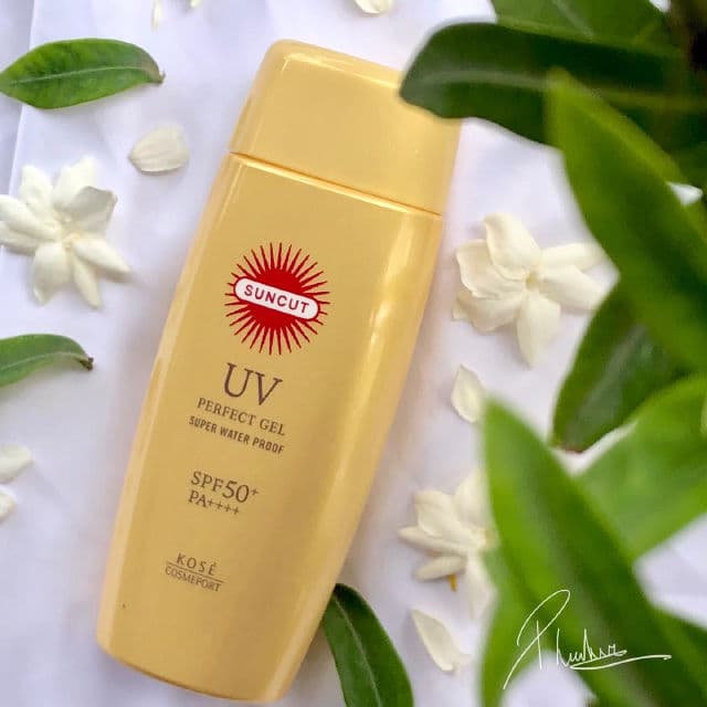 Kose Suncut UV Super Waterproof Perfect Protect Gel SPF 50+ PA++++ review photo by jinyuru