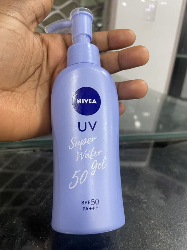 Nivea UV Super Water Gel Sunscreen SPF50 PA+++ review photo by Babybanks 