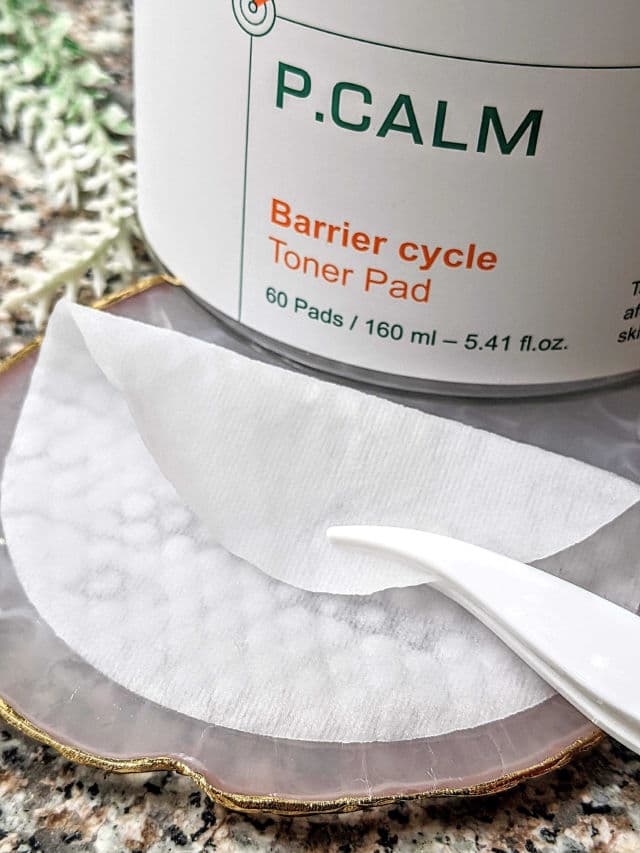 P.CALM Barrier Cycle Toner Pad review photo by yepmanythings