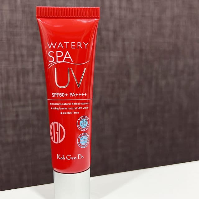 Koh Gen Do Spa Series Sun Protect Watery Gel UV review photo by skinmonster
