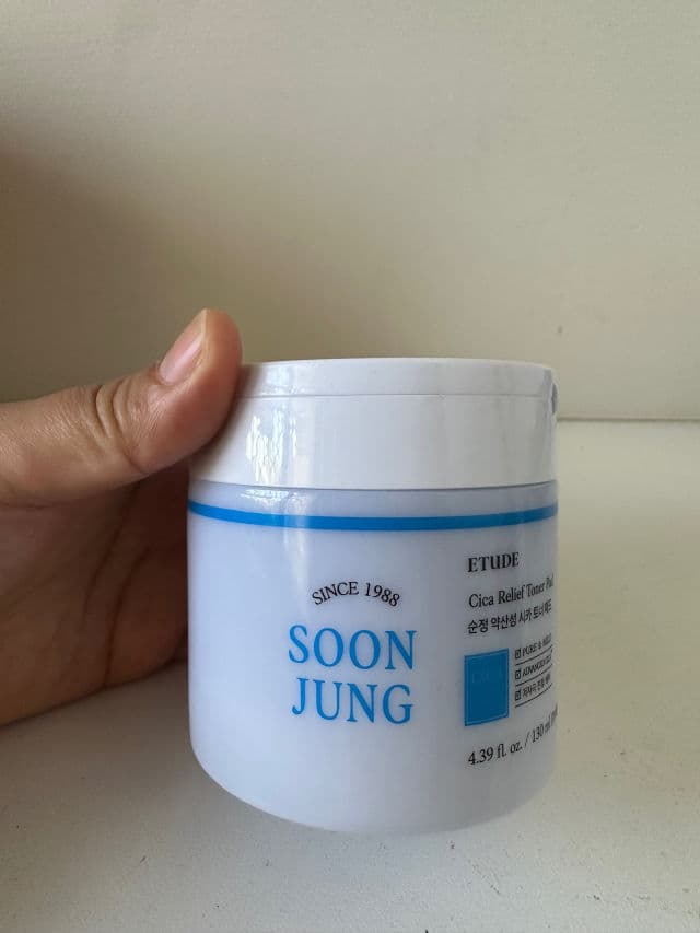 ETUDE SoonJung Cica Relief Toner Pad review photo by Shaayrab
