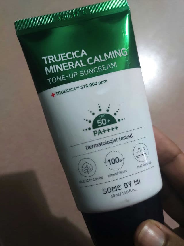 Some By Mi Truecica Mineral Calming Tone-Up Suncream SPF50+/PA++++ review photo by Afra99