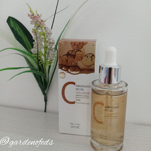 Grit Me Abundant Nutri Collagen 24k Gold Ampoule Serum review photo by gardenofeds
