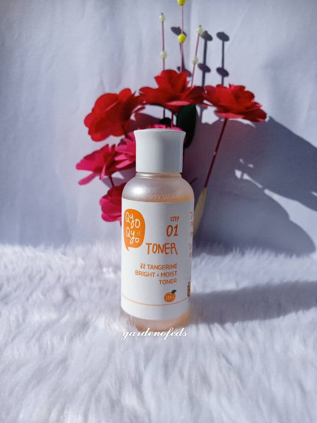 Qyo Qyo Tangerine Bright + Moist Toner review photo by gardenofeds