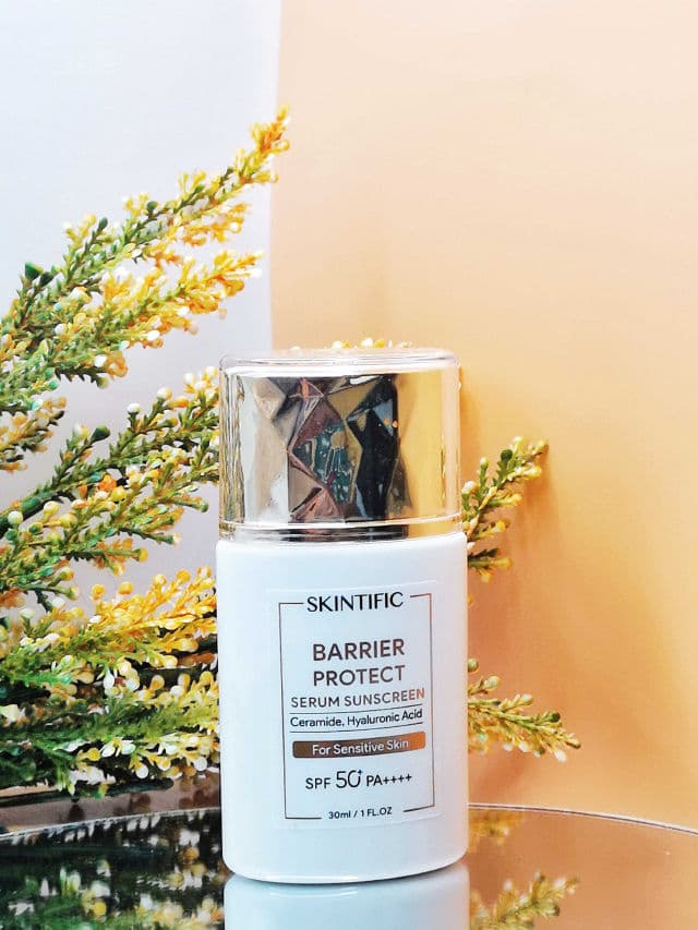 Skintific Barrier Protect Sunscreen SPF50 PA++++ review photo by mandystef