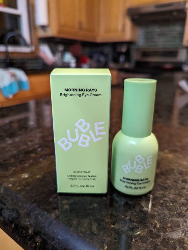 Bubble Morning Rays Brightening Eye Cream review photo by SandraG