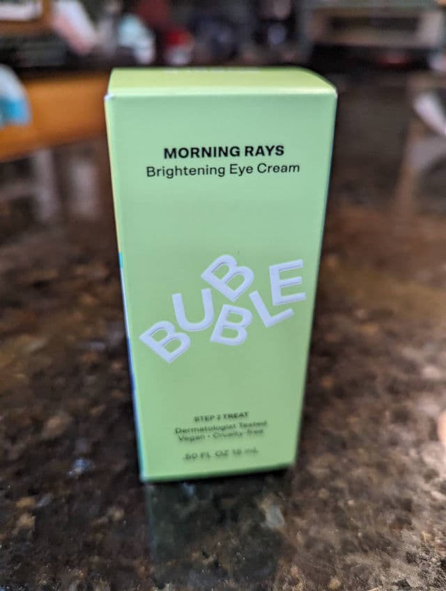 Bubble Morning Rays Brightening Eye Cream review photo by SandraG