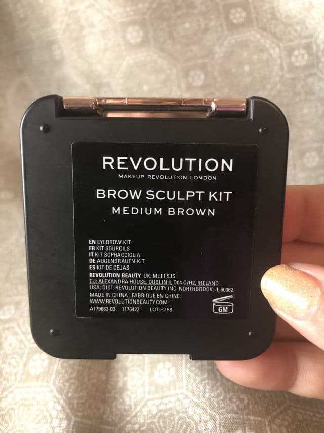 Makeup Revolution Brow Sculpt Kit review photo by Pixiesnewlife
