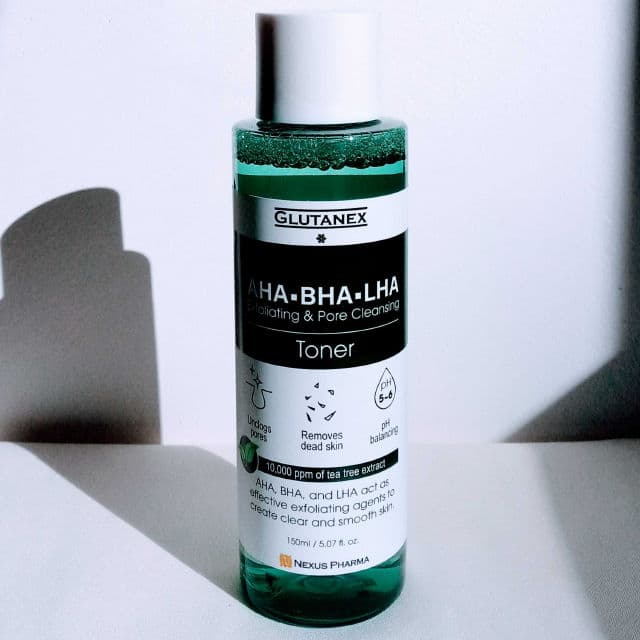 Glutanex AHA BHA LHA Toner review photo by aziacentellie